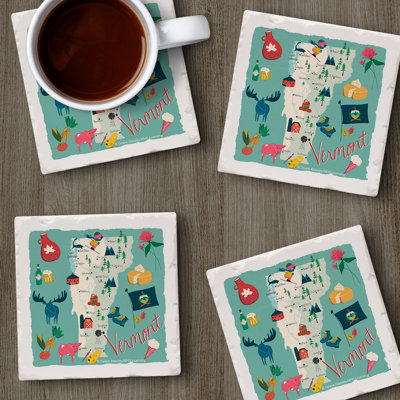 Sous-verres 4 pièces Vermont Home
