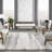 Dreamy Shag Abstract Ivory/Charcoal Area Rug-494277224