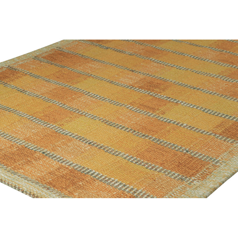 Scandinavian Wool Geometric Area Rug, Rectangle 12' x 15'