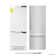 ZLINE 30 Autograph Edition 16.1 cu. ft. Built-in 2-Door Bottom Freezer Refrigerator with Accent