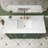 48" Fully Assembled Freestanding Solid Wood Bathroom Vanity With 2 Handle Sets And Carrara Marble Top-1252137740
