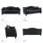 Ashantae 81.5'' Traditional Genuine Leather Sofa with Solid Tapered Wood Legs-89126766