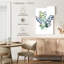 Inspiration naturelle bleu eucalyptus blanc II-108381755