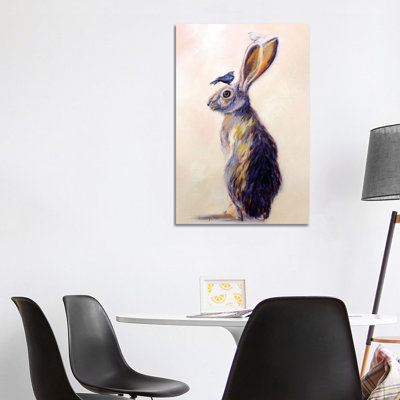 Hare Style by Karen Weber - Wrapped Canvas Painting