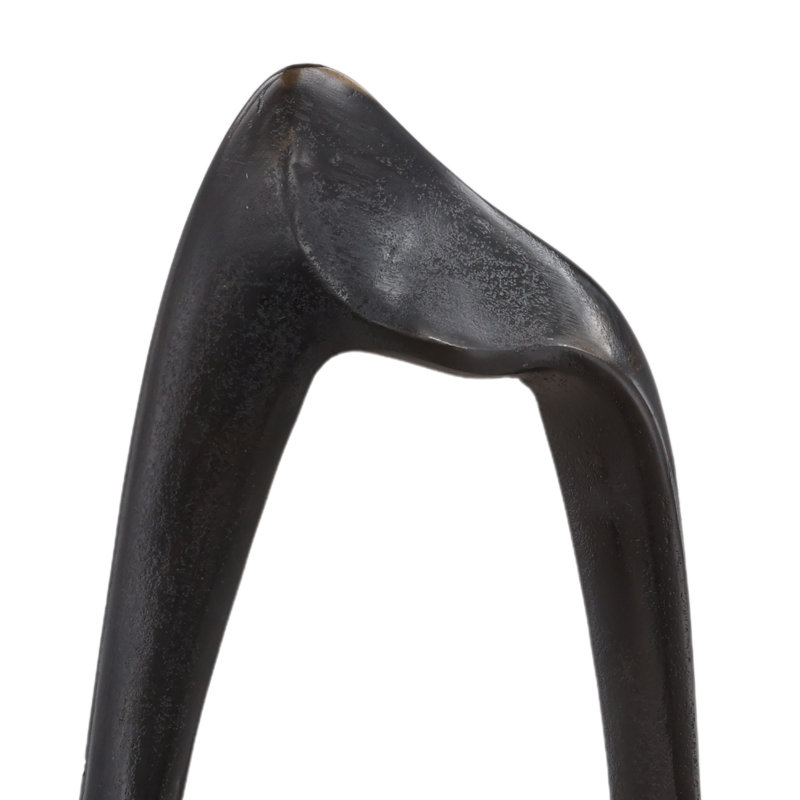 Stanfield Sculpture Antique Brass Large, 44.5" H x 8.4" W x 6" D, Black 