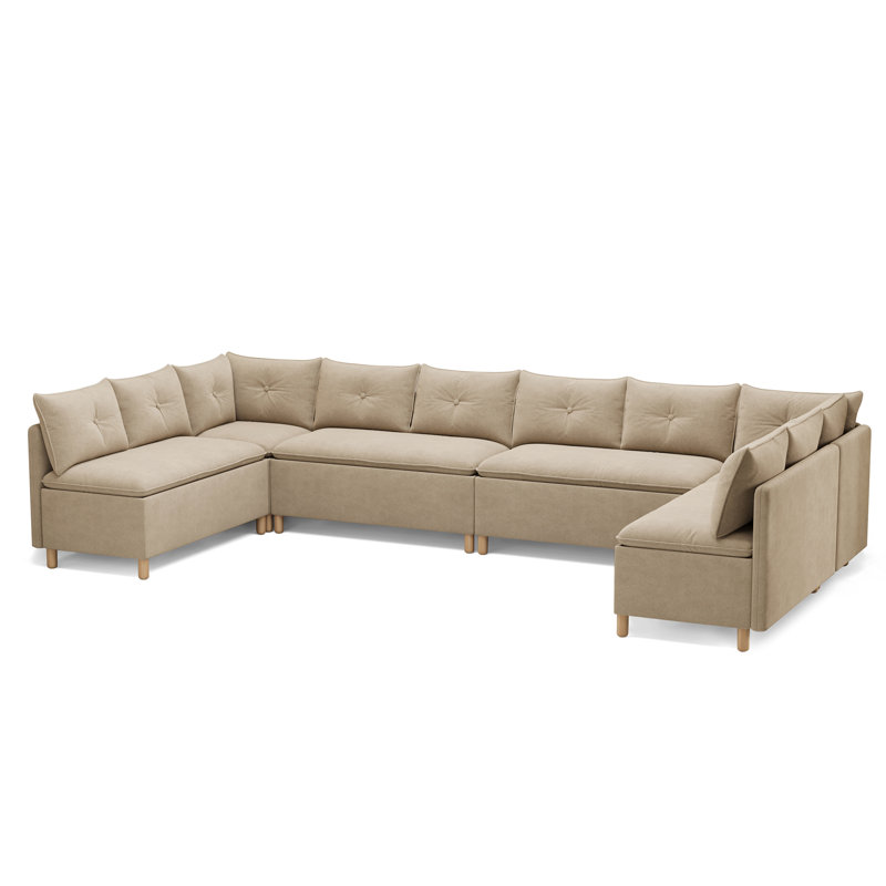 Banquette d'angle modulaire avec rangement, banquette de petit-déjeuner rembourrée en forme de U pour 10 personnes avec 2 sièges d'angle