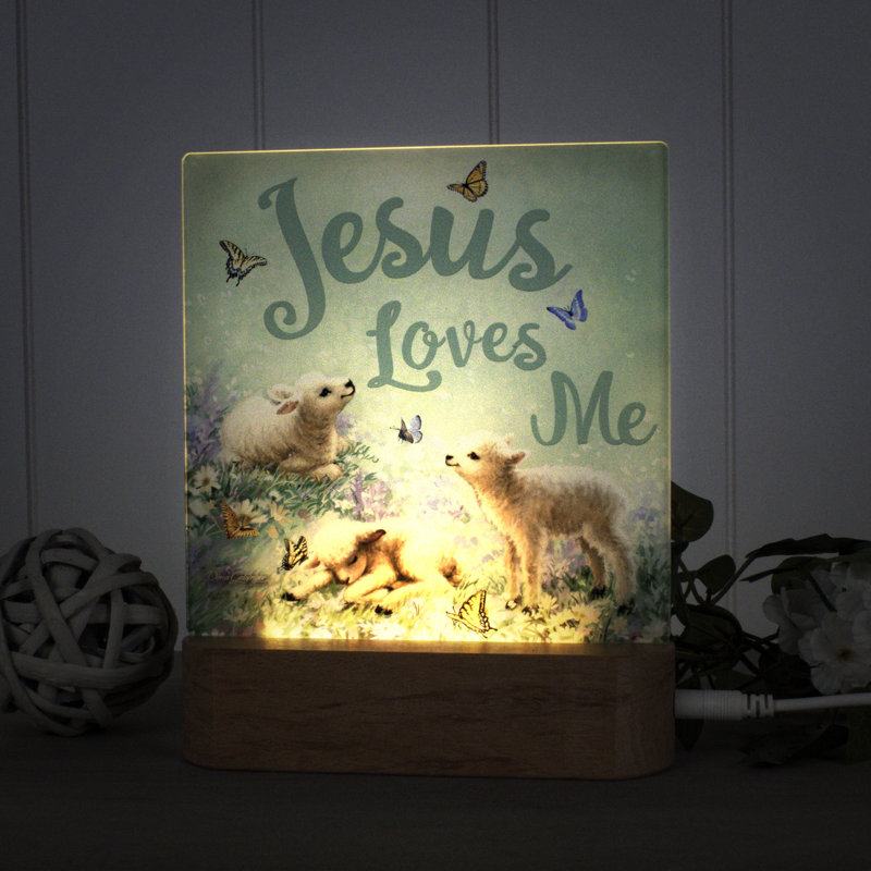 Jesus Loves Me Night Light