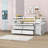 Jahdir 4 Drawers Wood Loft Bed with Retractable Writing Desk-1282171136-1282171139