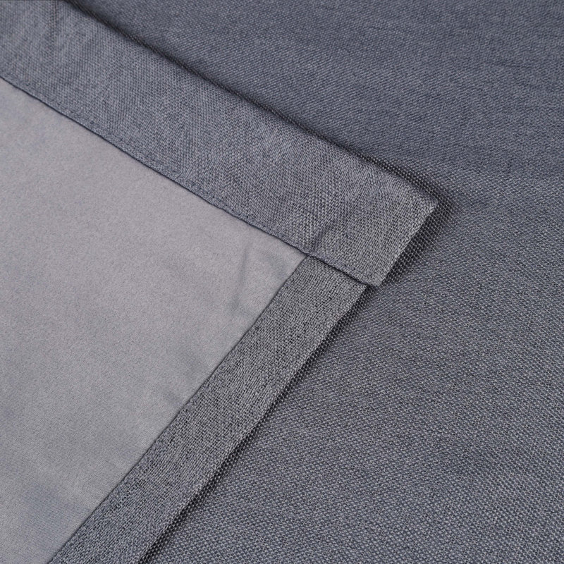 Panneau de rideau obscurcissant 100% polyester, L 42 po x L 96 po, Gris anthracite