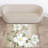 Non-Woven Soft Contemporary Printed Rug with Intricate Floral and Leaf Design in Vibrant Colors Perfect for Adding a Unique Touch to Any Living Space-114329363
