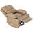 Leather Recliner Chair, Manual Recliner w/Comfortable Arms and Cup Holders for Living Room-2086238502-2108619808