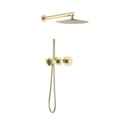 Pressure-Balanced Complete Shower System with Rough in-Valve