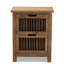 Table de chevet 2 tiroirs Crantor-2119452316