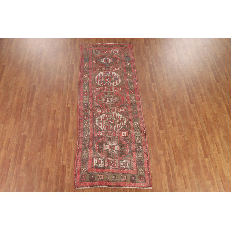 Tapis de couloir géométrique 4 x 10