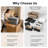 2-Drawer Upholstered Nightstand With Nailhead Trim For Bedroom, No Assembly Required-184363608-184363590