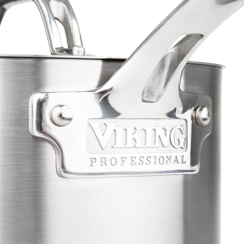 Viking Professional 5-Ply Saute Pan with Lid, 6.4 Qt.