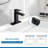 Single-Hole Single-handle Bathroom Faucet with Drain Assembly-70971895