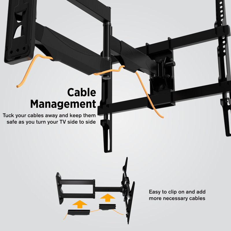 ProMounts Premium Articulating/Full Motion TV Wall Mount for 32" to 65" TVs up to 80lbs