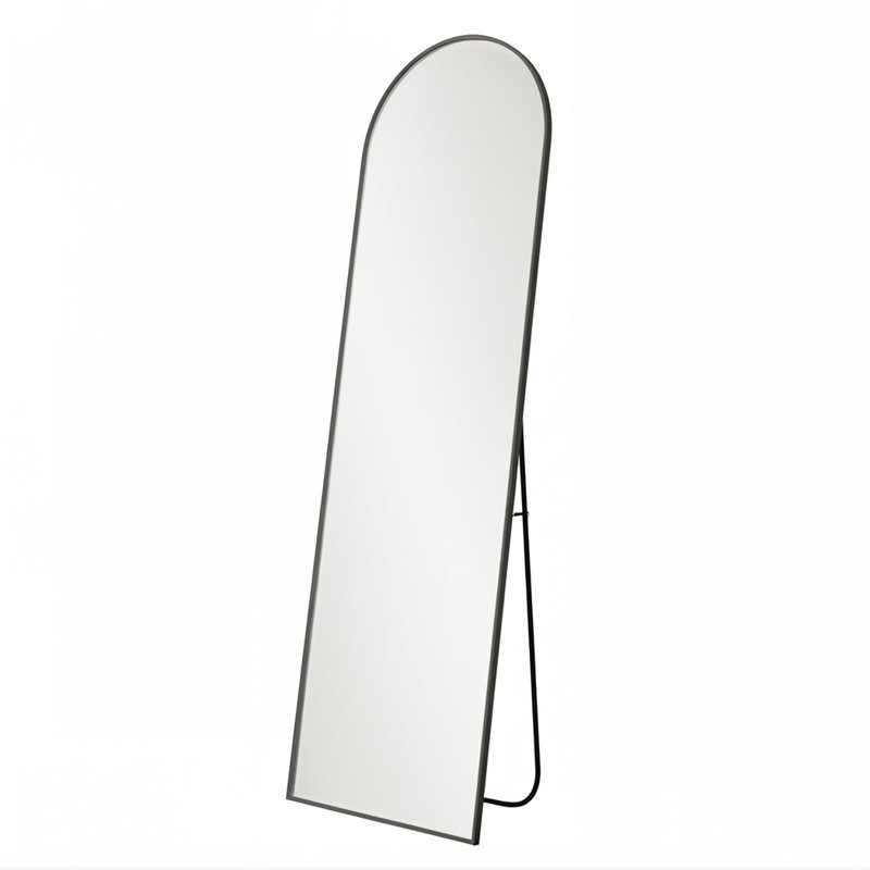 Aluminium Arch Mirror, Black