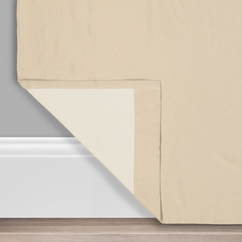 Fresno Blackout Curtain Single Panel, Wheat