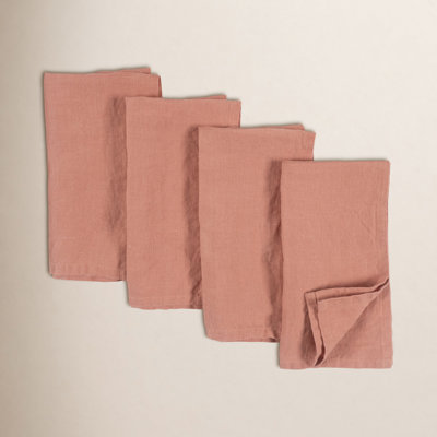 Alvia Reversible Linen Napkin