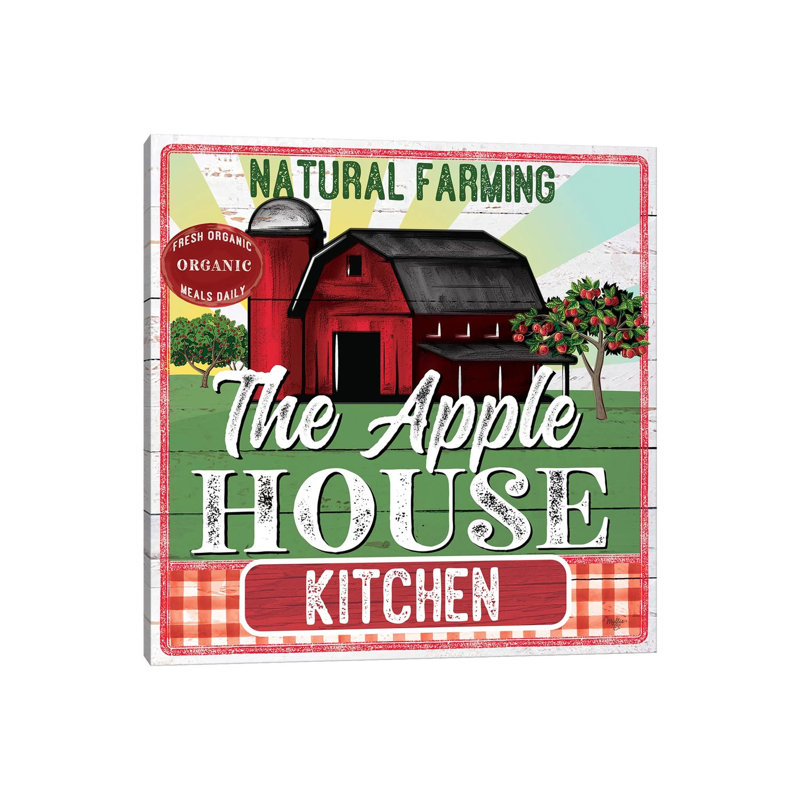 The Apple House Kitchen by Mollie B. - Wrapped Canvas Gallery-Wrapped Canvas Giclée, 66.04 cm H x 66.04 cm W x 1.91 cm D