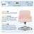 Serta Leighton Mid-Back Office Chair with Chrome Nailheads, Memory Foam Cushion, Padded Armrests-1210331827