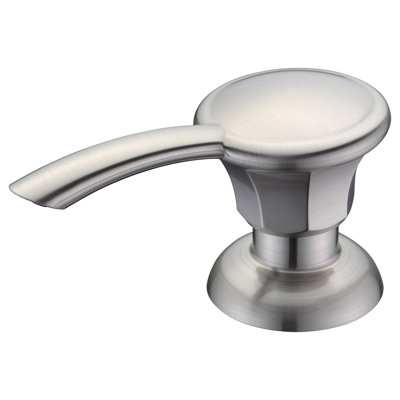 Verre à vin 12 oz. Veneto Distributeur de savon à bouteille en nickel brossé