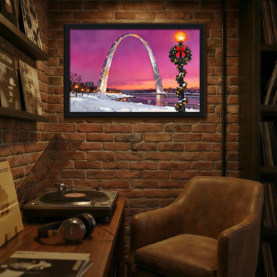 Scène de Noël en hiver