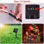 Guirlande solaire solaire imperméable Ip55