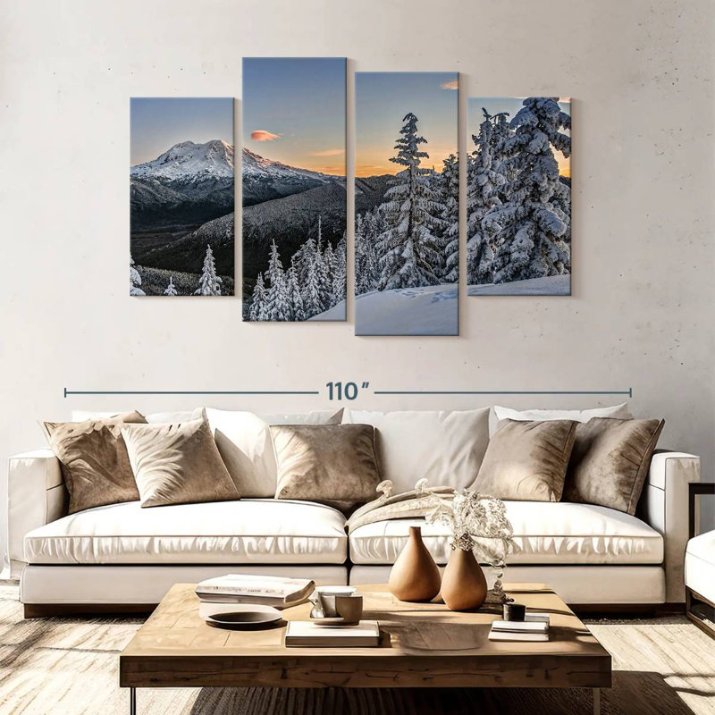 Alvord Mount Rainier Sunrise, 54" H x 84" W