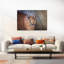 Caracal'S Watchful Gaze Contemporary Cat Wall Art Print by Jeffrey C. Sink - 1 Piece Wrapped Canvas Wall Art-1693047093