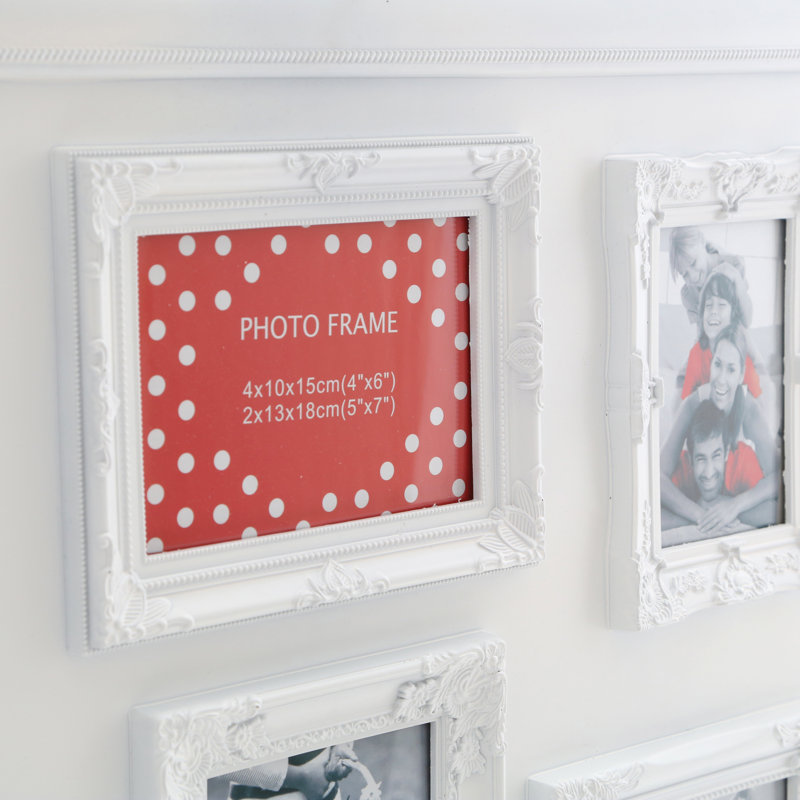 White Embossed Picture Frame