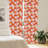 Floral Semi-Sheer Rod Pocket Curtain Panels-45980330