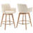 Wylee 26.6" H Swivel Upholstered Counter Stool-565308811