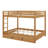 Queen Size Bunk Bed With Trundle-1166881654