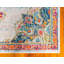 Tapis abstrait ivoire / orange Galyean-31820818