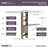 SuiteSymphony 77" W - 113" W Closet System with Drawers-20037086