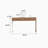 Modern Minimalist Acrylic Floating Solid Wood Dressing Table