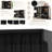 Multifunctional Hall Combo: 2-in-1 Storage Cabinet & Entryway Organizer with Hooks, L-Shape Space Saver, Black-1985831570