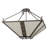 Zandra 4 - Light Bronze Metallic Unique/Statement Pendant