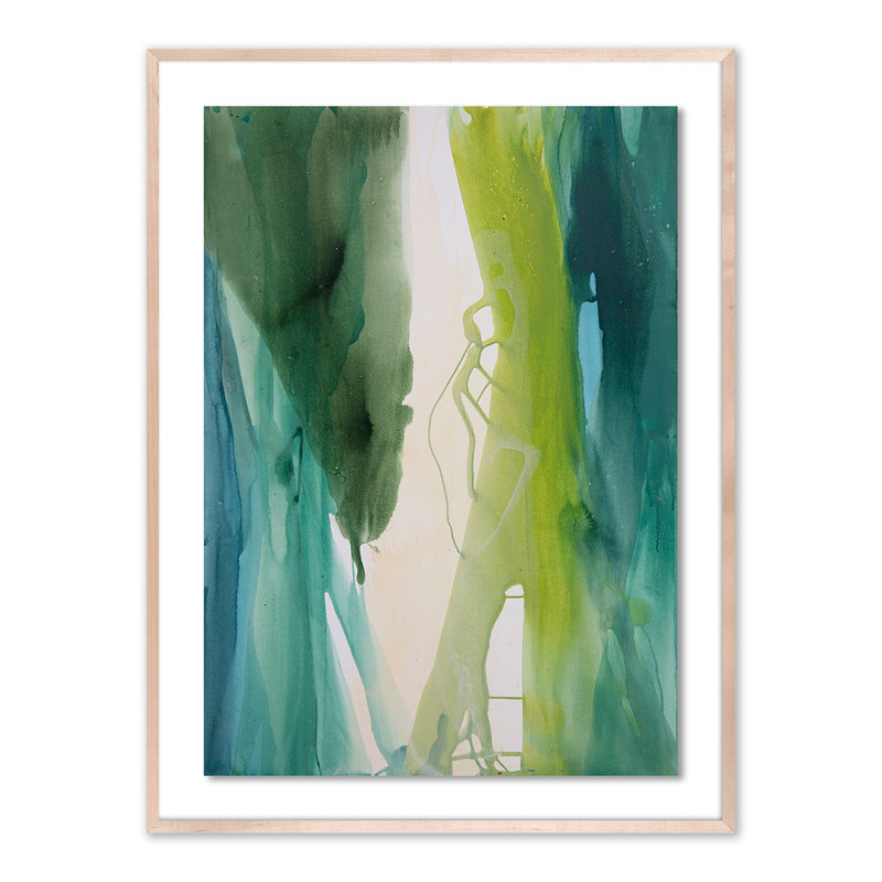 Ocean Water III Print by Kim Whiteside, Natural, 48" H x 36" W x 2.5" D