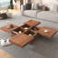 Table basse rectangulaire avec plateau en bois manufacturé