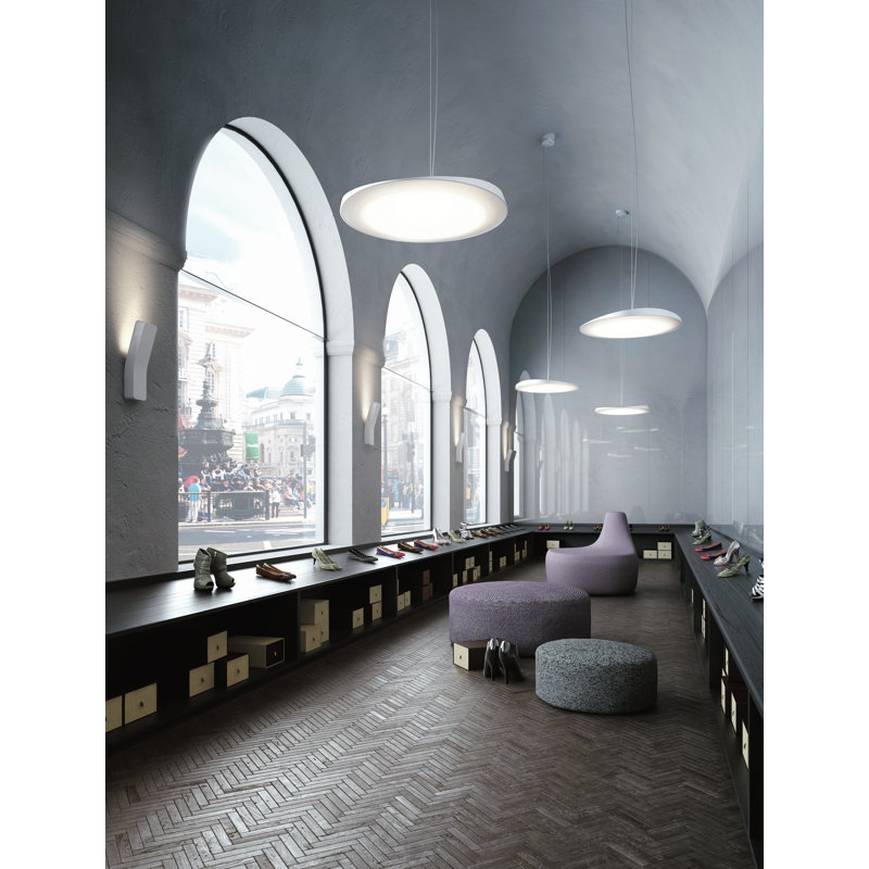 Platone Aluminium LED Flush Mounted Sconce