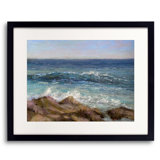 Where Ocean Breezes Blow Print by Dina Gardner