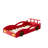 Wooden Race Car Bed,Car-Shaped Platform Twin Bed With Wheels For Teens-601310025