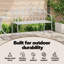 Steel Outdoor Bench-1866515548