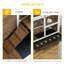 Wood Rabbit Hutch Bunny Cage Pet House Indoor with Tray Ramp Brown