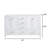 60'' Double Bathroom Vanity Base Only-64277763