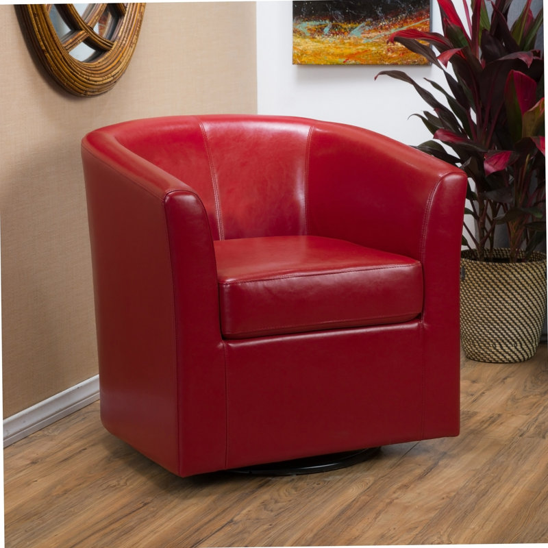 Fauteuil club pivotant, Red